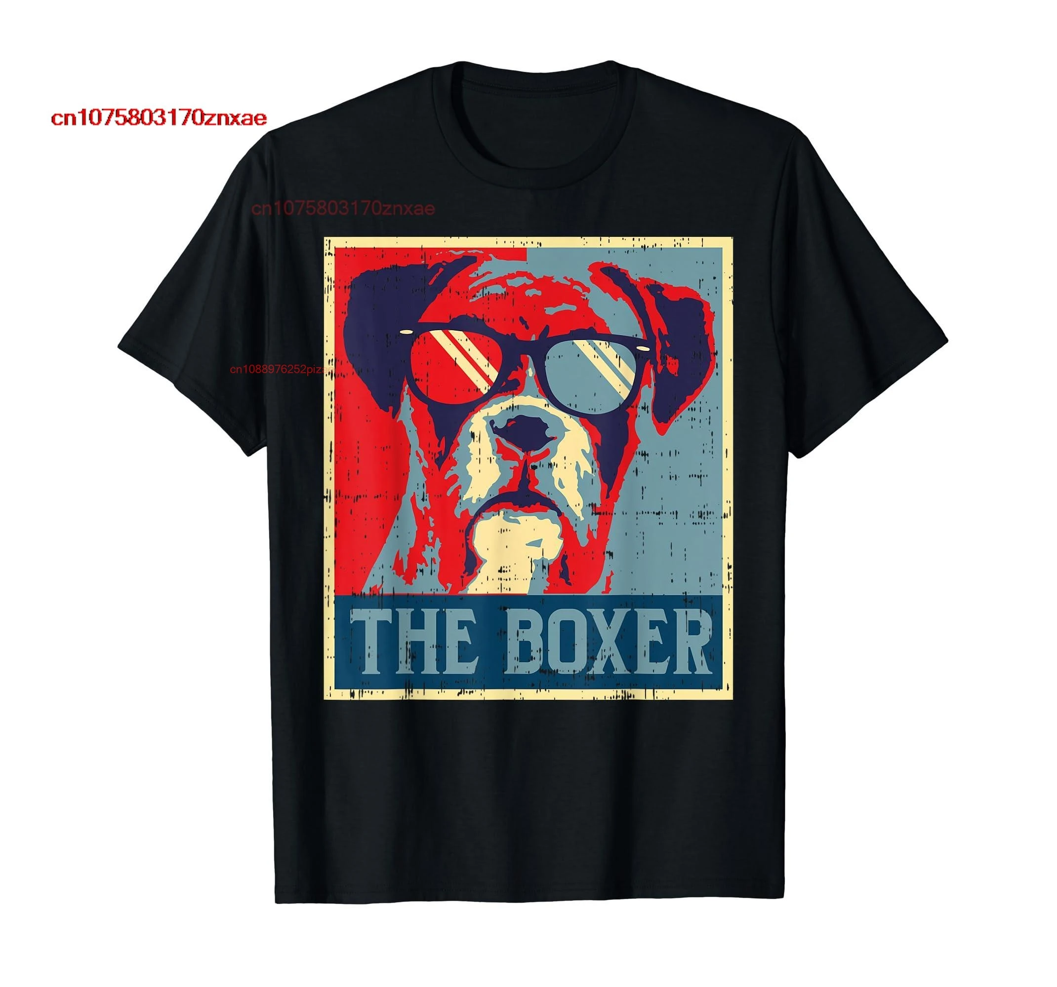 100 % Baumwolle The Boxer Obama Poster Vintage Tier Haustier Hundeliebhaber Geschenk T-Shirt MÄNNER FRAUEN Unisex T-Shirts Größe S-6XL