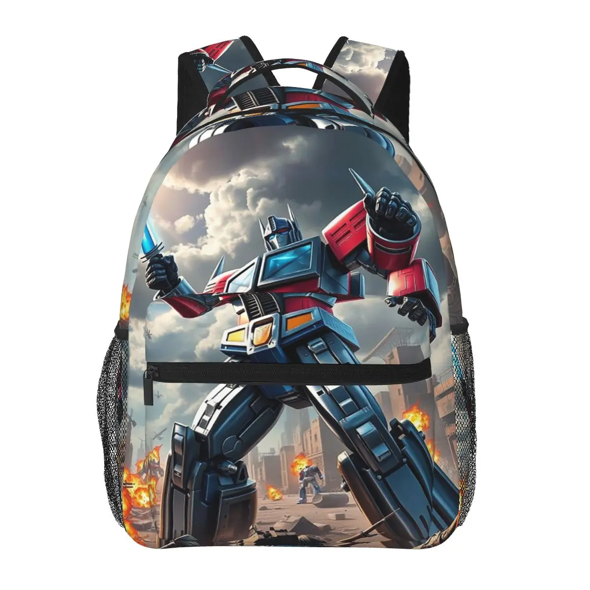 Optimus Prime Backpacks Boys Girls Bookbag Children School Bags Cartoon Kids Rucksack Shoulder Bag Large Capacity