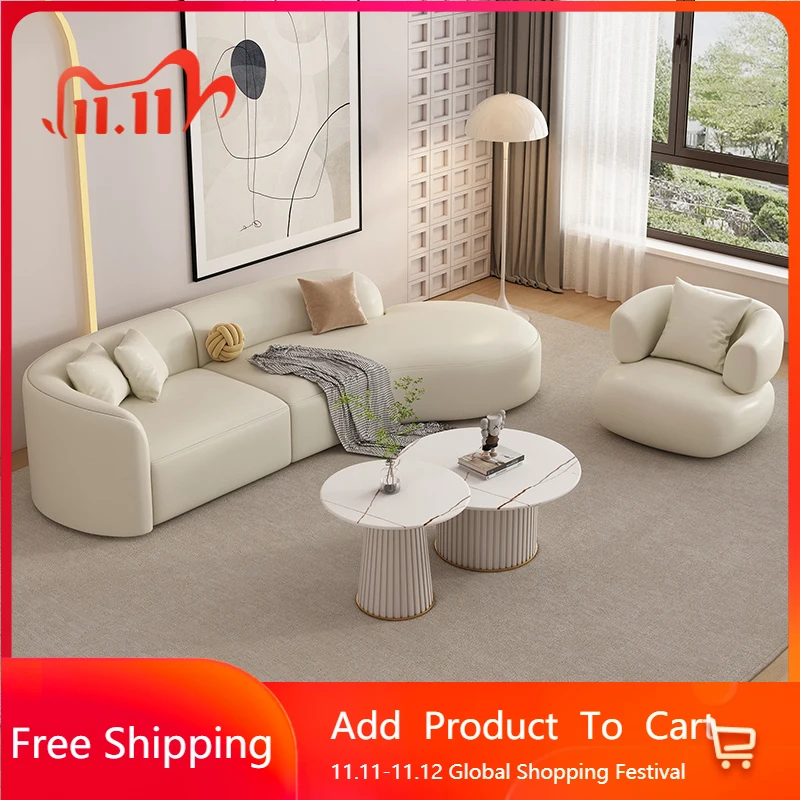 

Apartment Filler European Sofas Beige Wood Design Modern Luxury Floor Couch Lounges Minimalist Elegant Divano Hotel Furniture