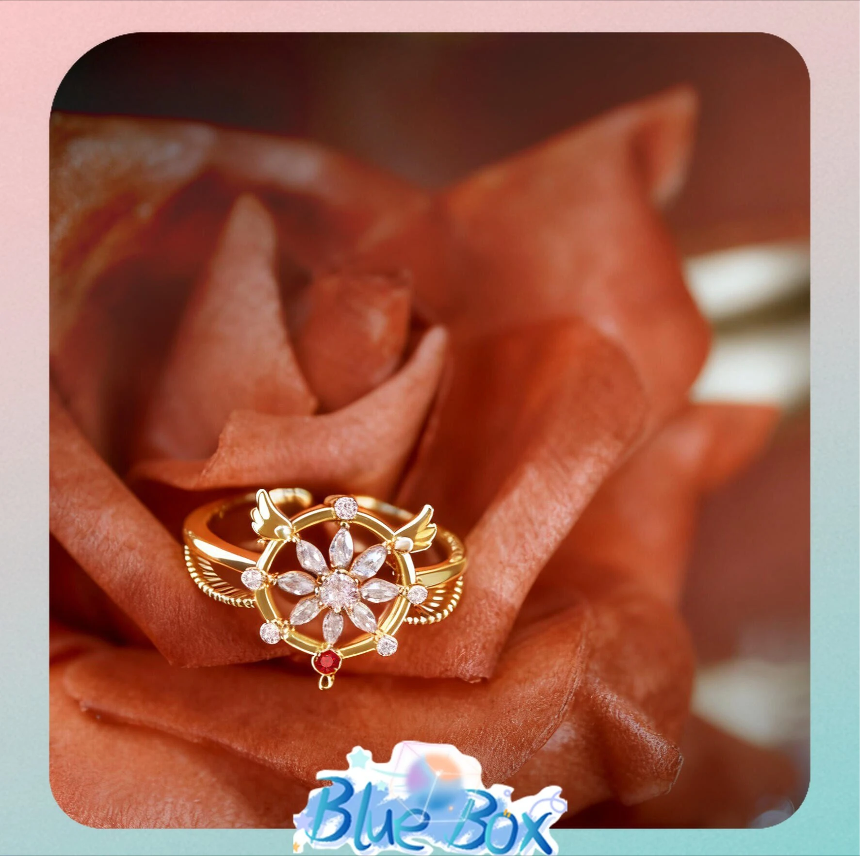 

TOPTOY Official Cardcaptor Sakura Clear Card Arc Series Ring Blind Box Authentic In Stock Anime Cute Gift for Girls Birthday