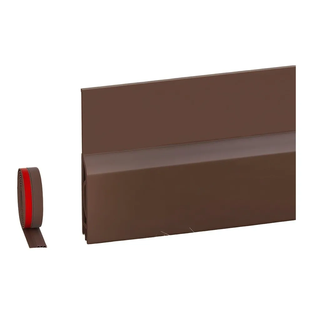 Flexible TPE Door Bottom Seal Strip for Indoor Doors Dust Water Noise Isolation Fit Most For Bedroom Closet Doors