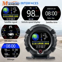 X95 GPS HUD pantalla frontal de coche 4x4 inclinómetro todoterreno ángulo de pendiente velocidad sincronización satelital accesorios de coche medidor multifunción