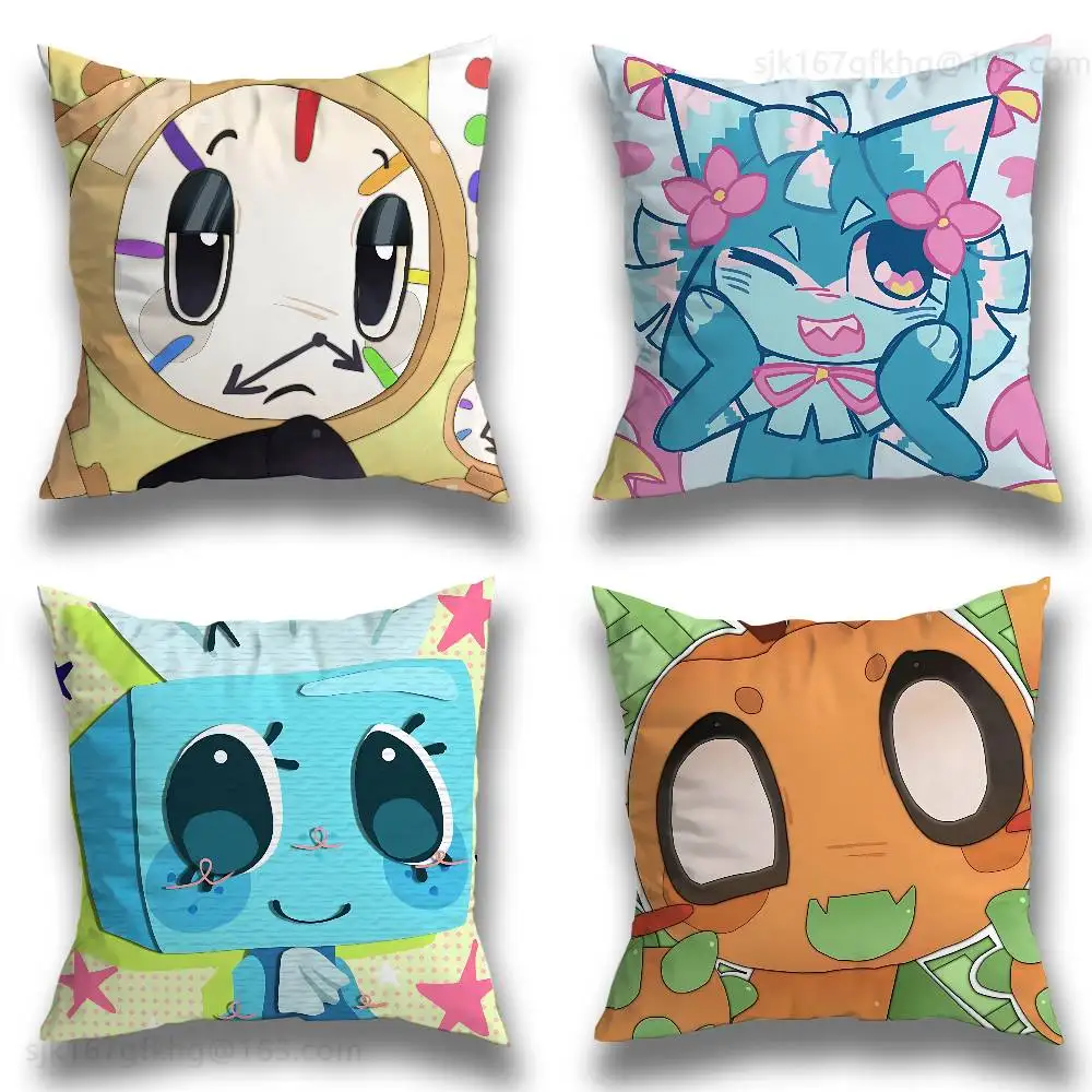 

Dandys World Sprout Anime pillowcase casual style decoration, suitable for home decoration (excluding pillow core)