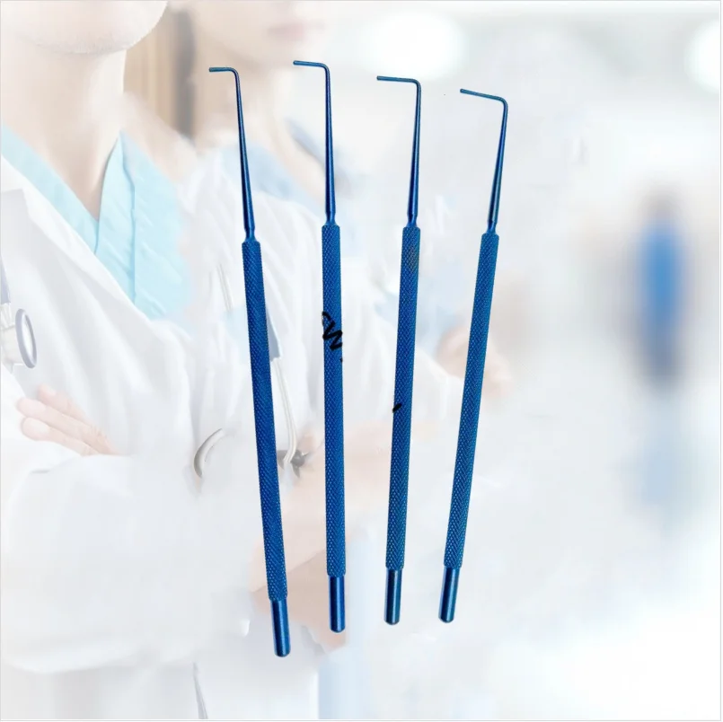Titanium Muscle Hook 6mm/ 8mm /10mm/12mm Ophthalmic hook eye surgical hook