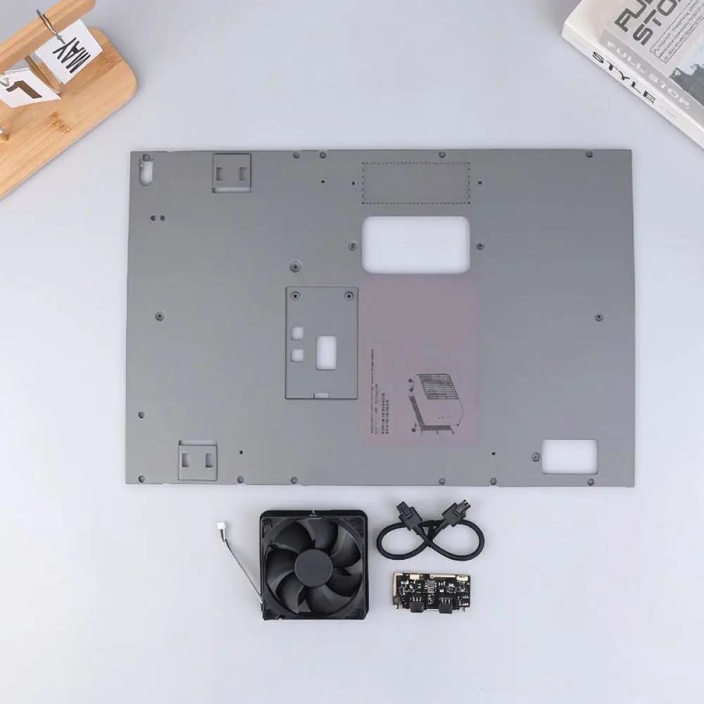 For For P2S 3D Printer Exhaust Fan Accessory Backplate Installation Bracket Cooling System Ventilation Modification