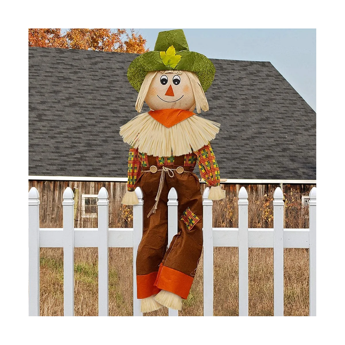 Scarecrow Straw Kit Paper Scarecrow Costume Accessories Neck Arm and Ankle Ties for Party Accessory Decoration