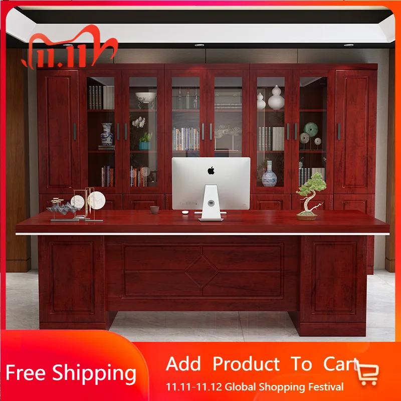 

Computer Office Computer Table Organizer Wide Large Wooden Gaming Computer Minimalist Desks Office Luxury Mesas Hotel Furniture