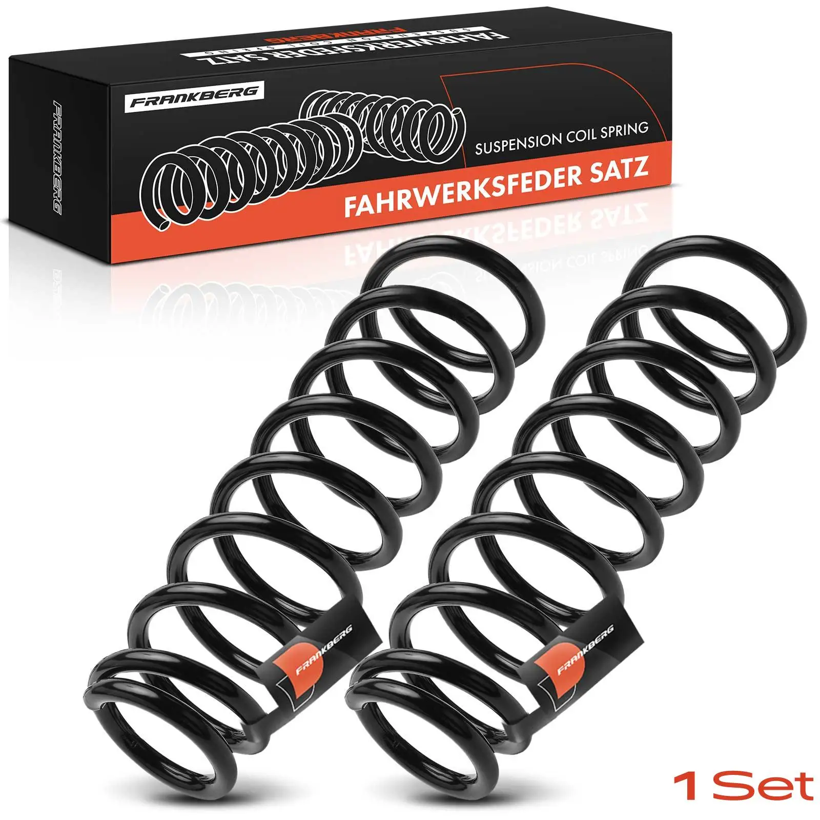 Frankberg 2x Fahrwerksfeder Hinterachse für Suzuki Grand Vitara I FT HT 1.6L 2.0L 2.5L 1998-2005 SP2102 4288908 RC5907