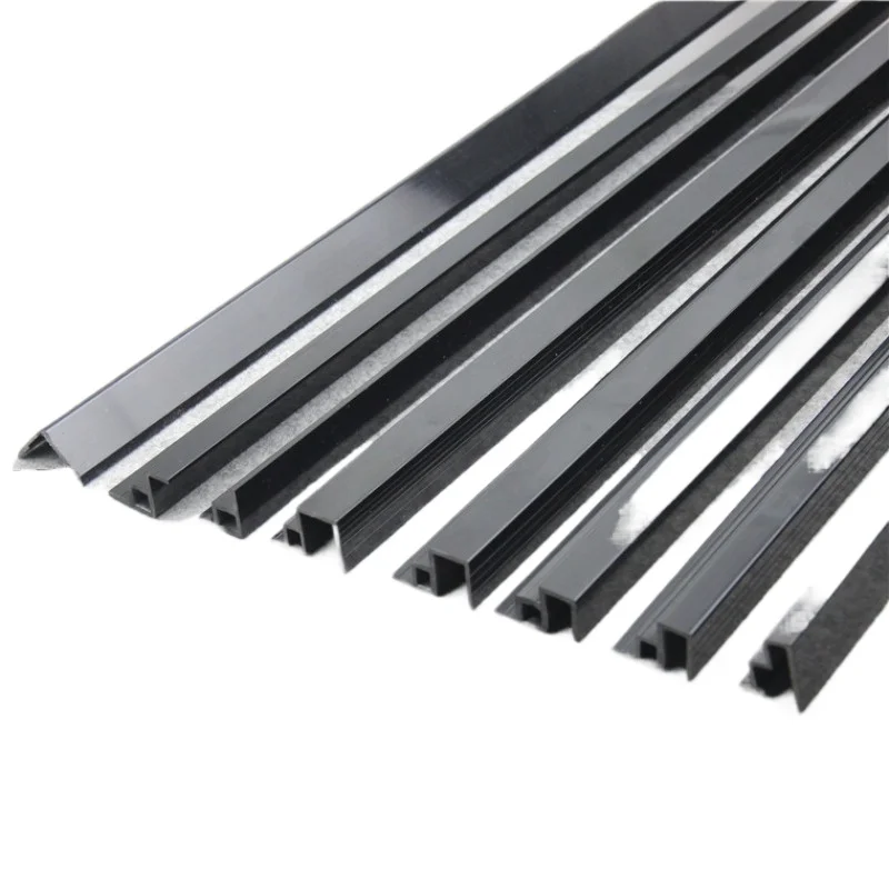 For fish tank slide, plastic hemming strips, fish tank double layer hemming strips double layer push and pull cover, 1 meter