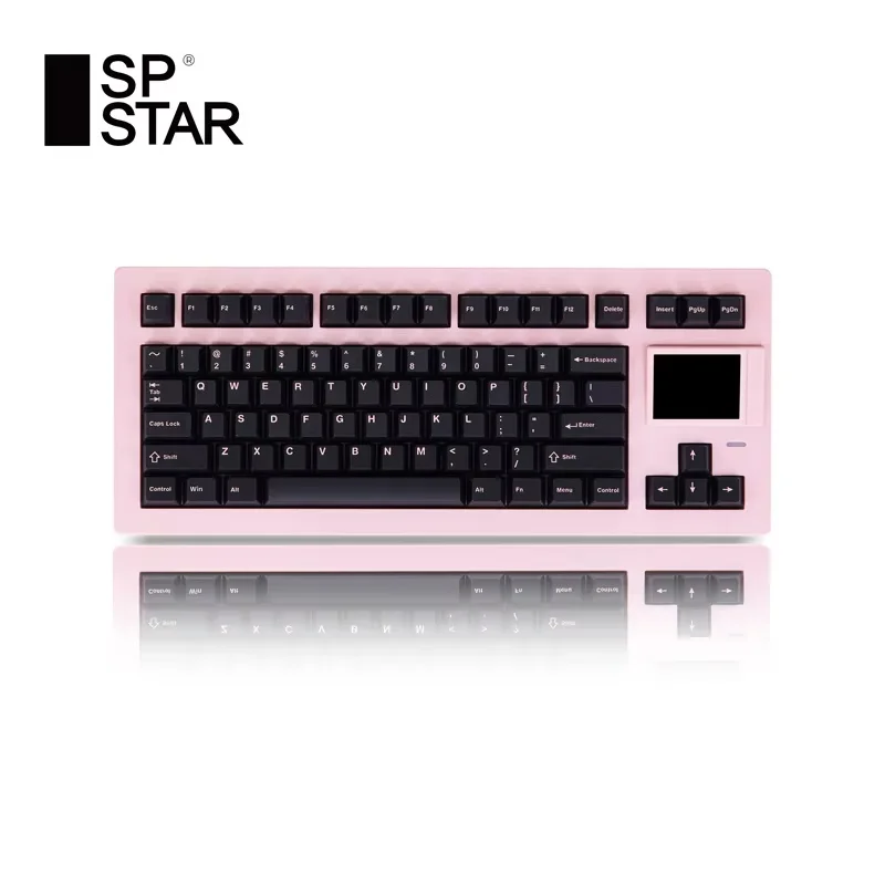 Sp Star D82 Pro 82 Keys Personalized Display Three-Mode Connection Hot Swap Customized Mechanical Keyboard Boy Christmas Gift