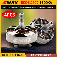 4PCS EMAX ECOII 2807 Brushless Motor 1300KV 3-6S Lipo ECO II Series V2 Motor For RC FPV Racing Drone Quadcopter DIY Parts