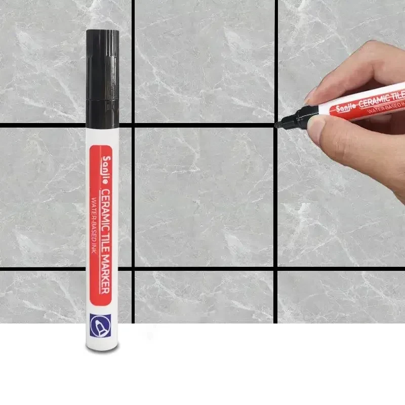 1/3 Stuks Waterdichte Witte Marker Pen Muur Naad Reparatie Tegels Grout Markers Pennen Vloer Badkamer Decontaminatie Kwast Gereedschap