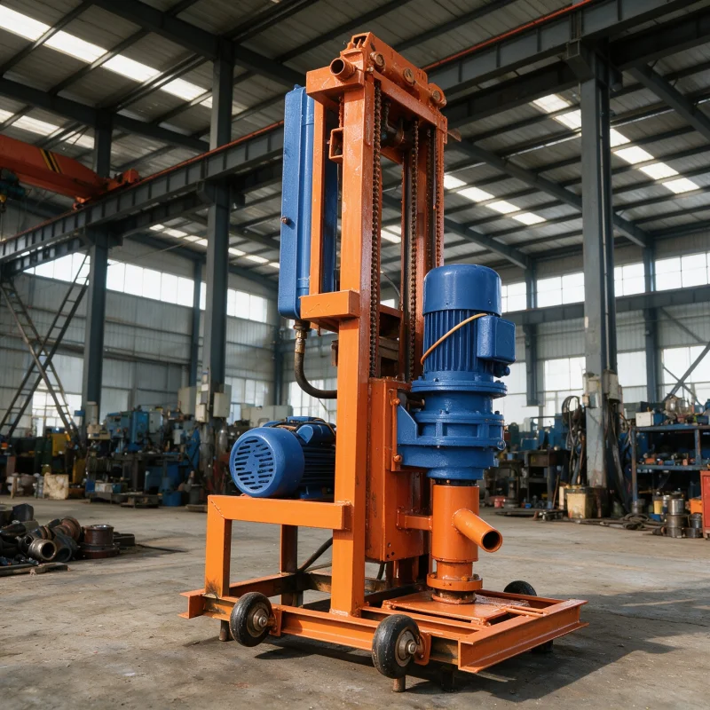 Customized Portable Mini Light Hydraulic Handheld Domestic 100M Compact Durable Equipment For Sale Water Well Drilling Rig
