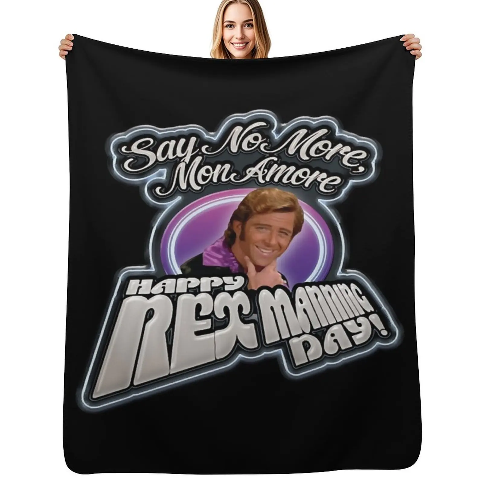 

Happy Rex Manning Day T-Shirt Throw Blanket For Sofa Thin Quilt Sofas Moving Blankets