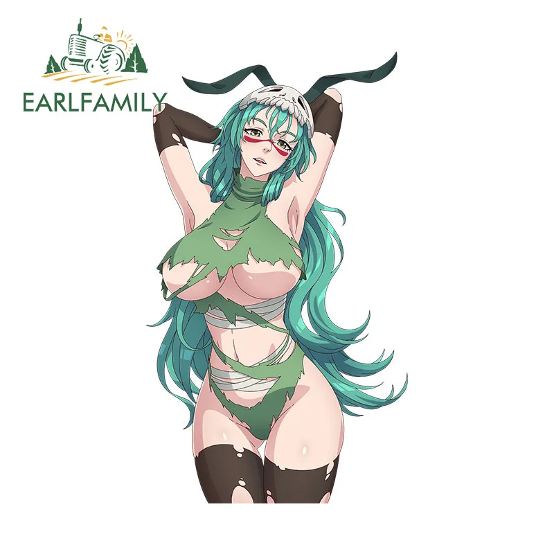 EARLFAMILY 13cm for Himiko Toga Mine Sexy Car Stickers Waterproof Fashionable Decals Scratch-Proof Windshield Car Styling