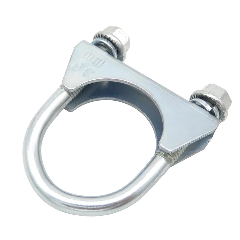 

38-70mm Exhaust Pipe Strength Pipe Stuck Pipe Clamp Fixed Throat Hoop Clamp Under Collar Band U Tube Hoop