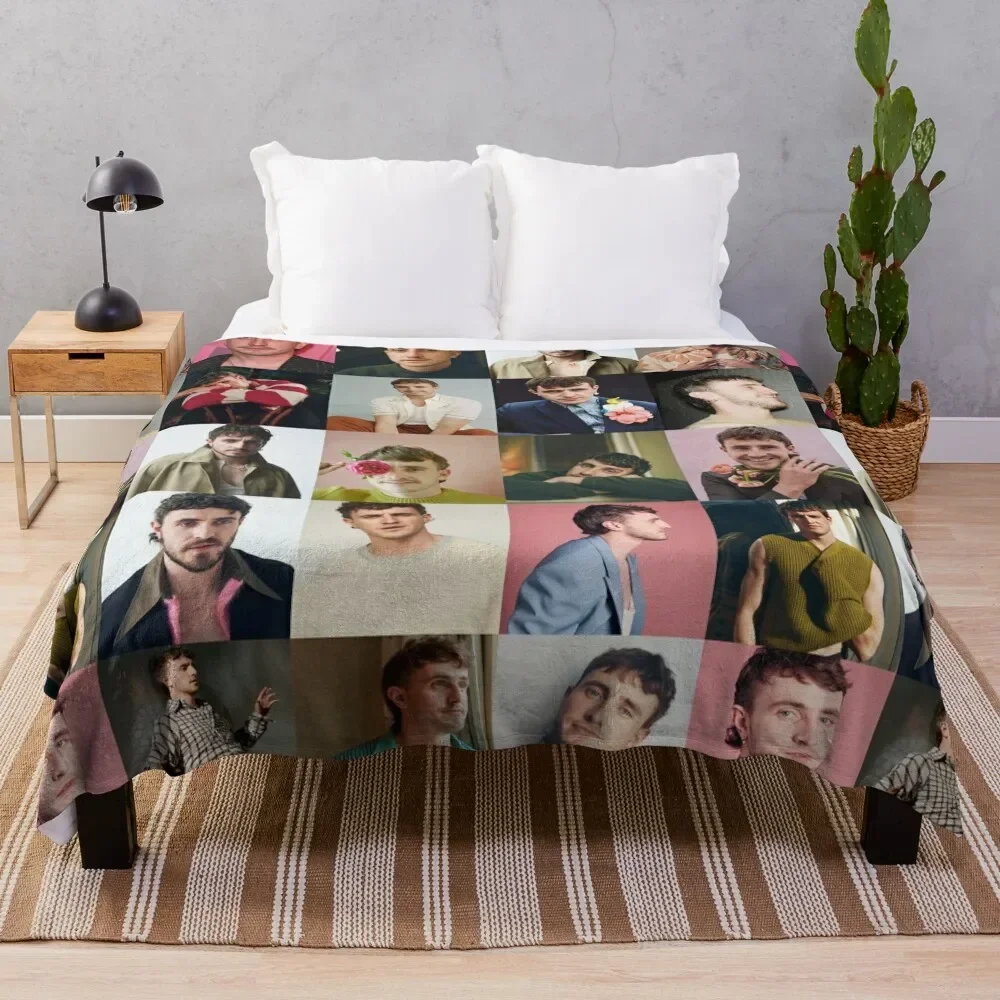 Paul Mescal Throw Blanket Personalized Gift Tourist Sofa Quilt Blankets