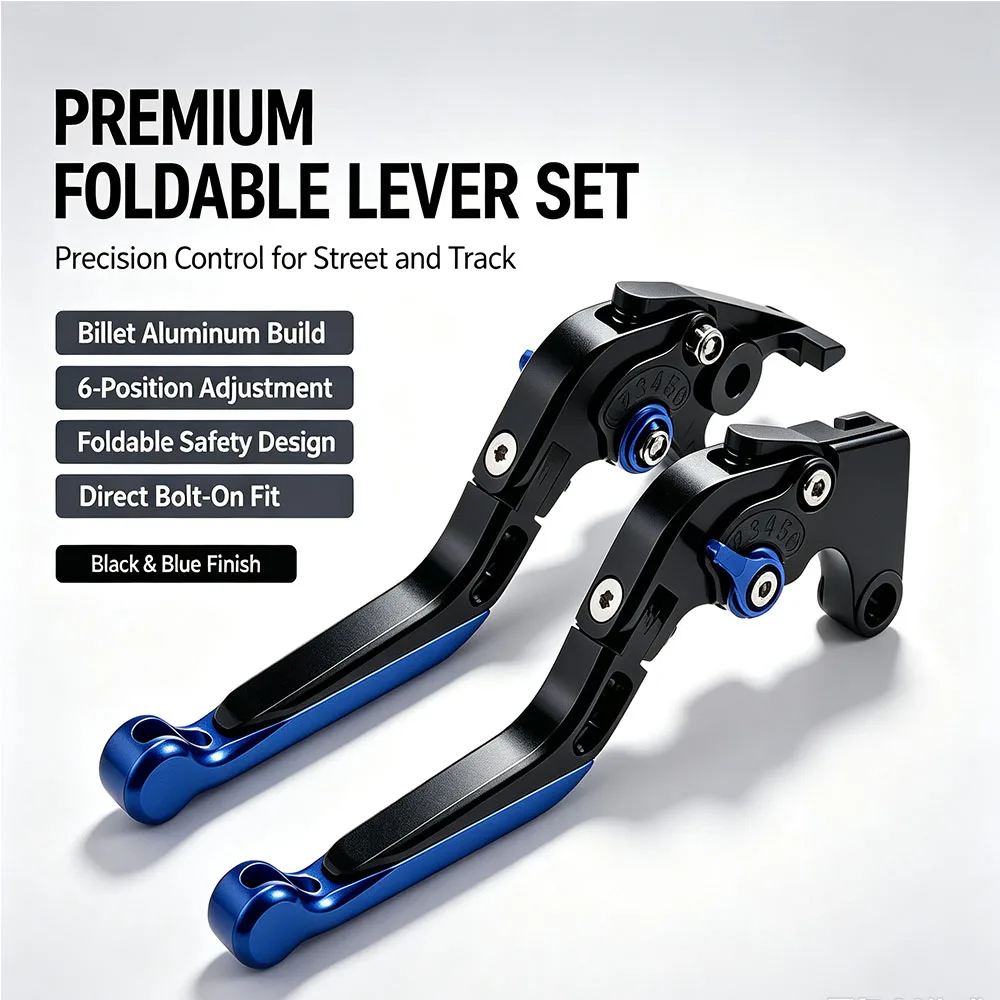 For Honda CBF125 CBF 125 2008-2022 Motorcycle Adjustable Folding Extendable Brake Clutch Levers CNC Aluminum Multi Kit Set