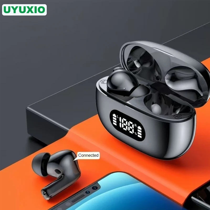 UYUXIO TWS Wireless Translation Earphone with 144 Languages Real Time AI Language Translating Earbuds Headphone for Business
