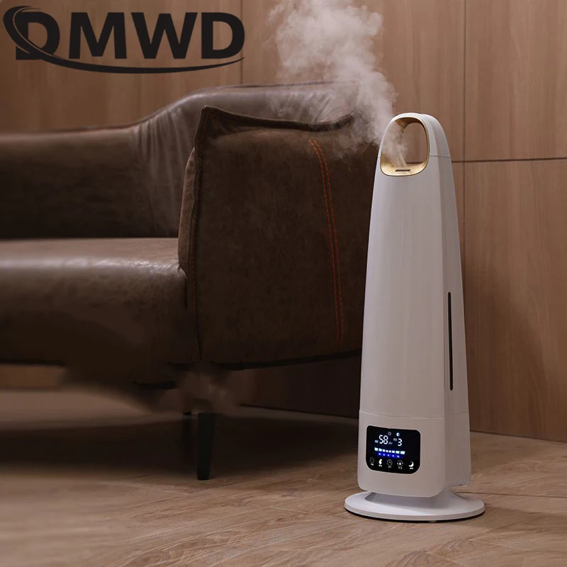 Floor-type Electric Humidifier 5L Large Capacity Air Purifier Mist Maker Intelligent Remote Control Adjustable Aromatherapy Fog