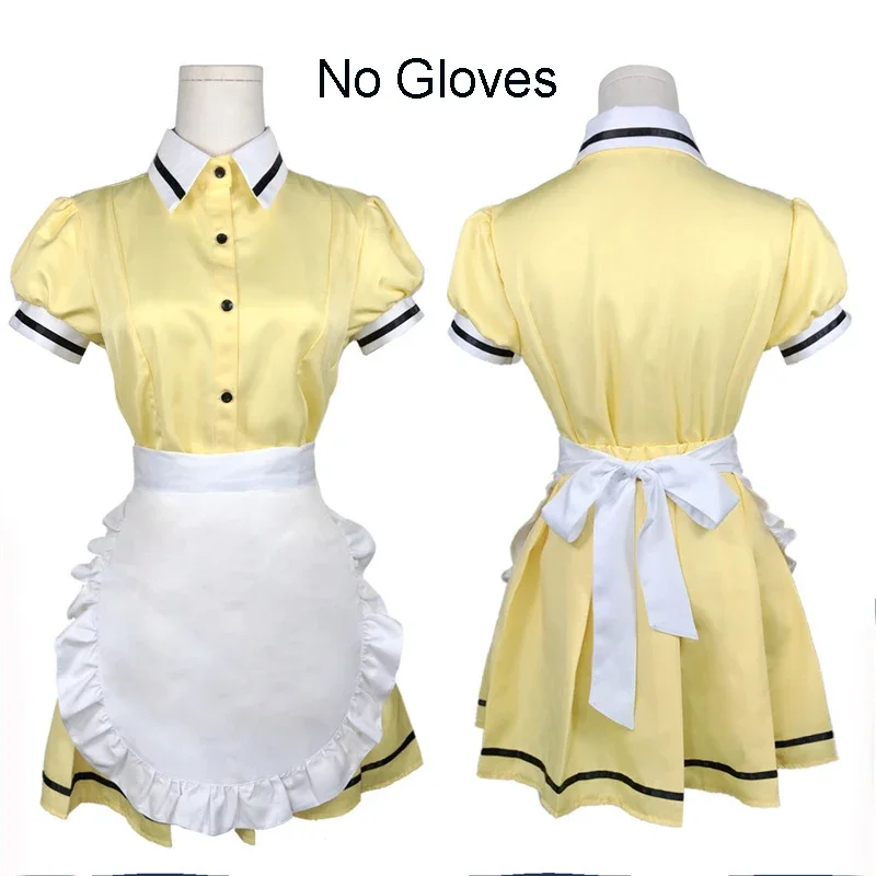 Anime Blend S Costume Cosplay Hinata Kaho/Hideri Kanzaki/Maika Sakuranomiya/Amano Miu/Mafuyu Hoshikawa Cameriera Grembiule Abito Uniforme