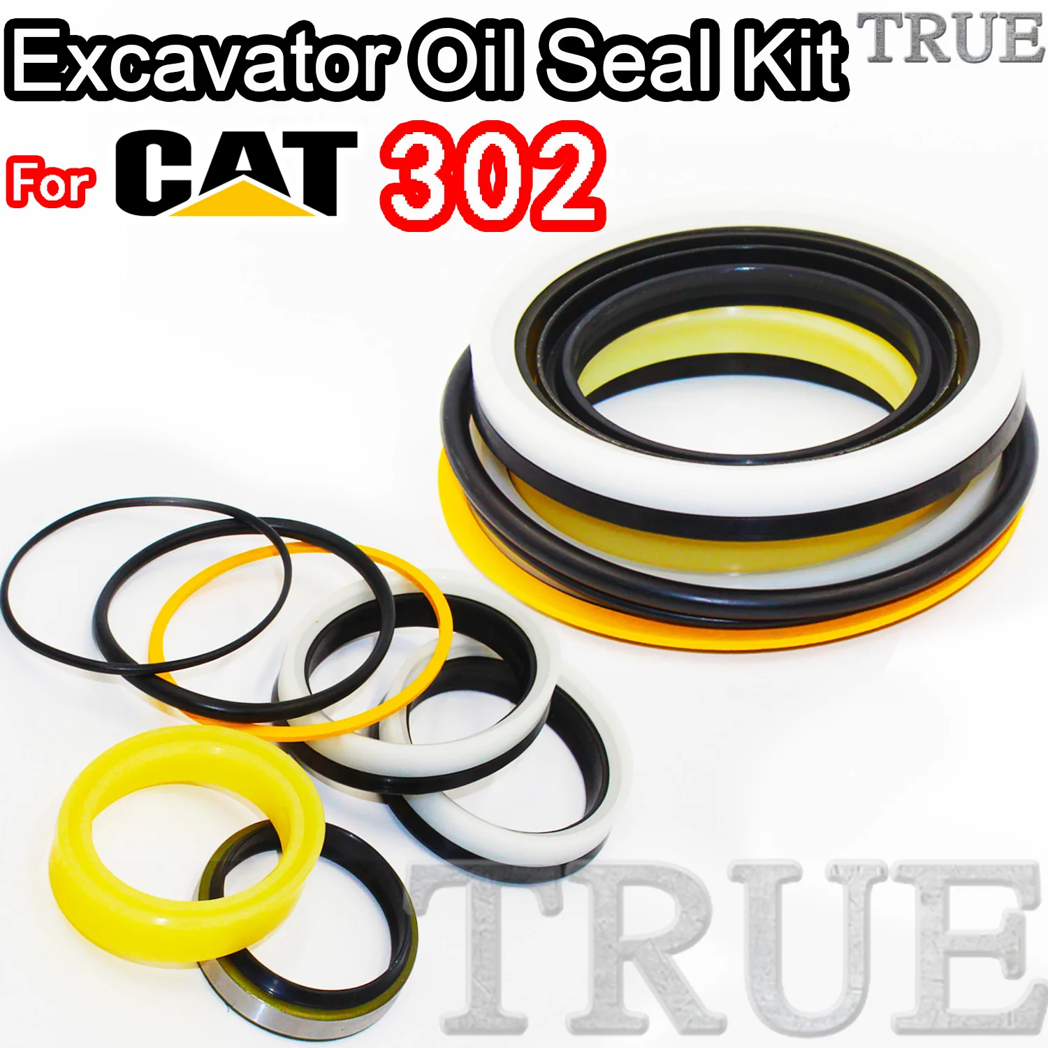 

For 302 Caterpillar Oil Seal Excavator Repair Kit Set Pack Heavy Master Excavating Machinery Maintenance Floating Rebuild Parts