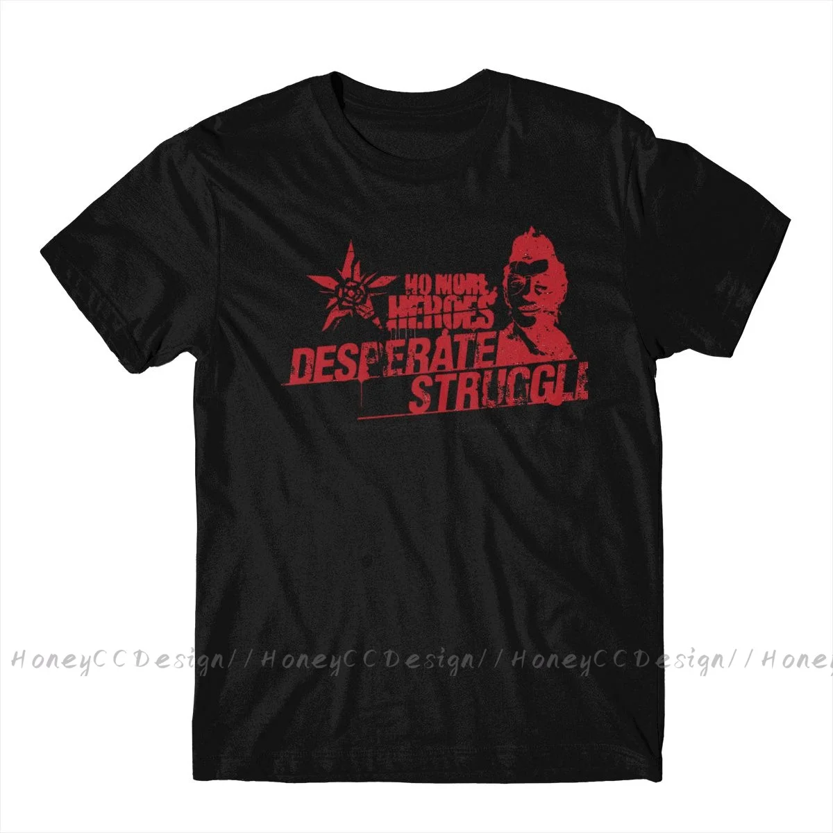 Travis Strikes Again NO MﾁS HﾉROES Print Cotton T-Shirt Camiseta Hombre For Men Fashion Streetwear Shirt Gift