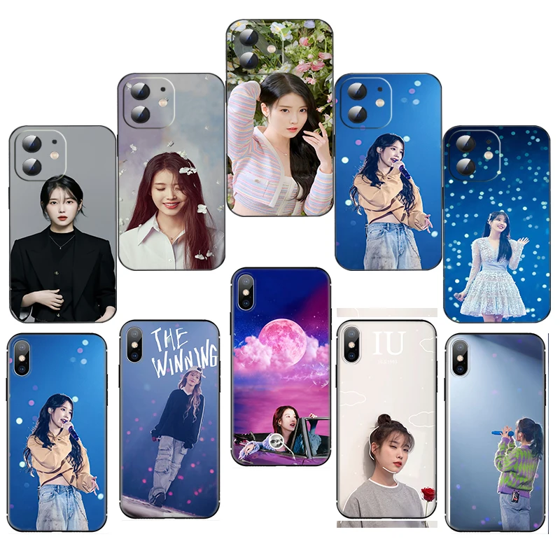 Мягкий силиконовый чехол DY10 IU Lee Ji Eun для Samsung Galaxy A05 A05s A24 A04 A04s J4Plus A23 A13 A14 A33 A34 5G Caver
