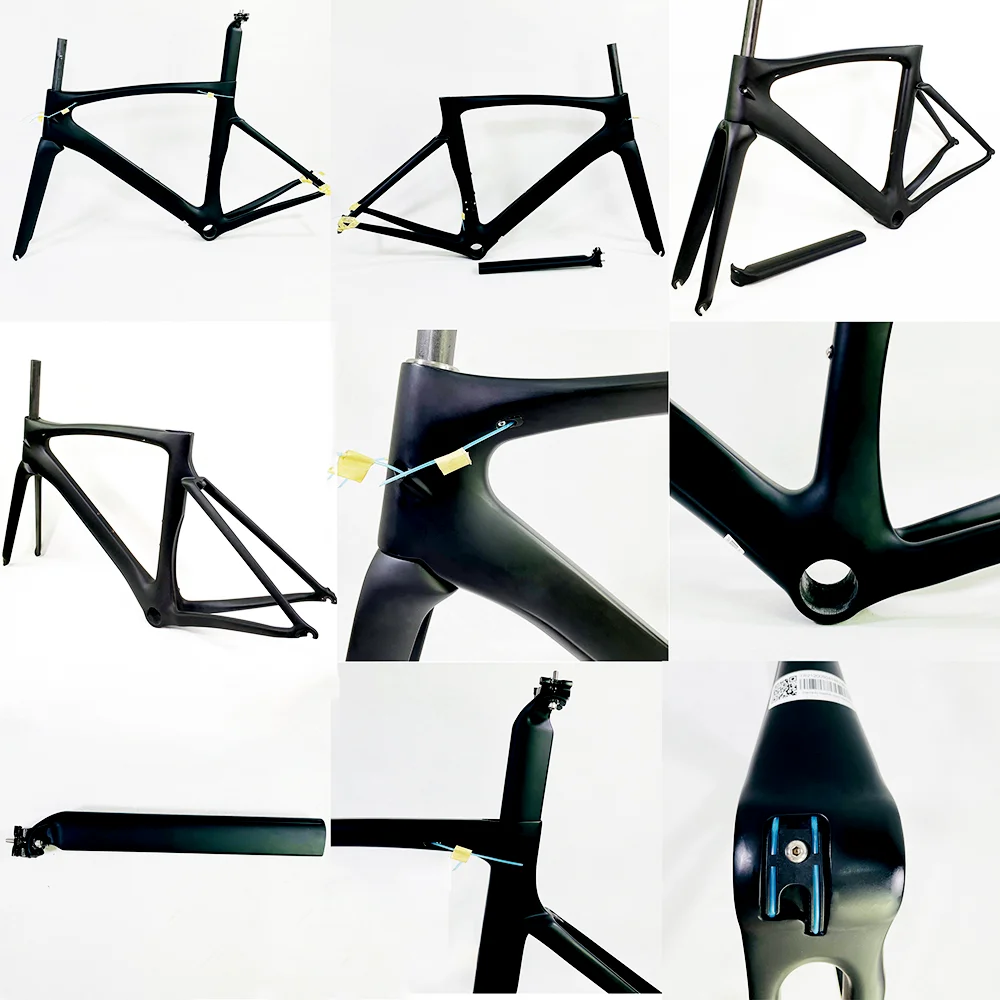 THRUST T1000 Carbon Road Bike Carbon Fiber Frame Bicycle 700C Wheel 46 49 52 54 56 58cm Bicycle Accessories Di2 And Mechanical