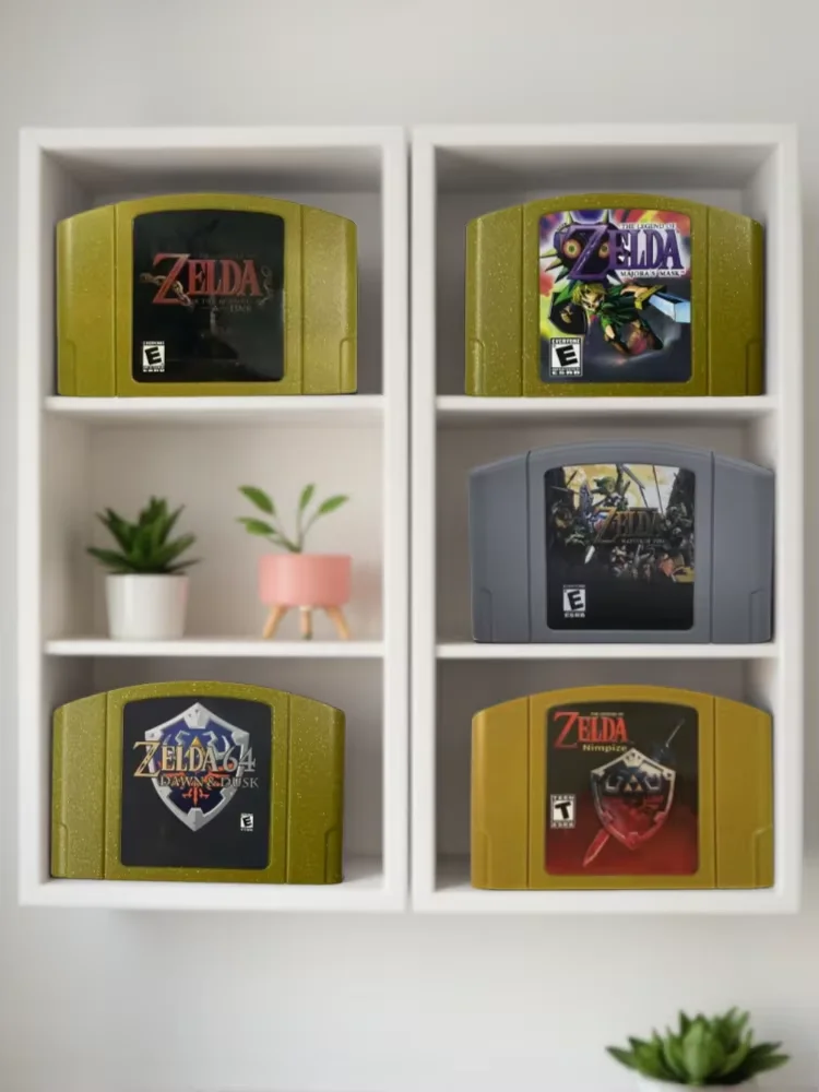 Kaseta z grą N64, The Legend of Zelda: Oracle of Seasons, Majora's Mask, odpowiednia dla 64-bitowej konsoli NTSC US, kaseta z grą w języku angielskim. — 2