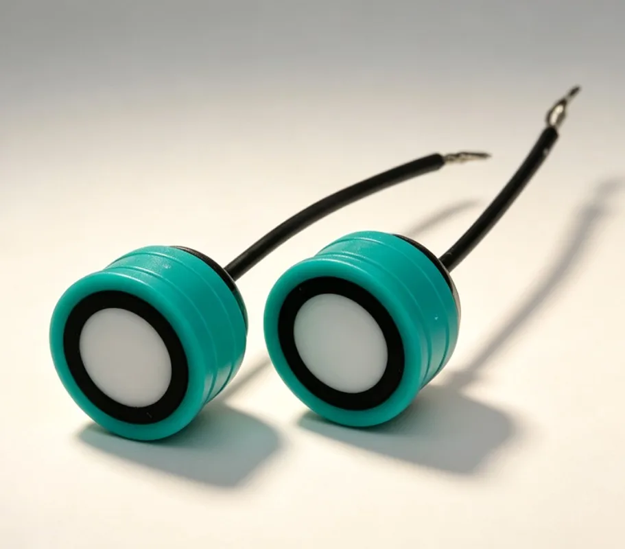 1PC 200kHz High-Frequency Ultrasonic Core Transducer, High Sensitivity for Distance Measurement & Web Guiding