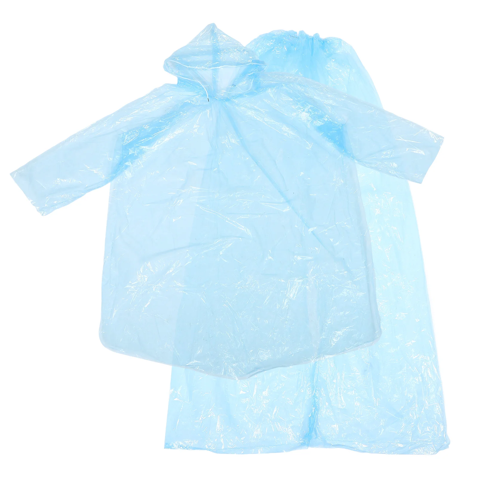 

Raincoat Pants Set Ultrathick PE Material Waterproof Cover Blue Color Disposable Travel Poncho Separate Design Rain Ponchos