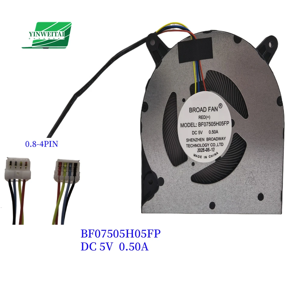 Breitlüfter Ersatz 6cm – BF07507H05FP & Co., 3/4-polig, Flüssigkeitslager, Für CPU/GPU Kühlung