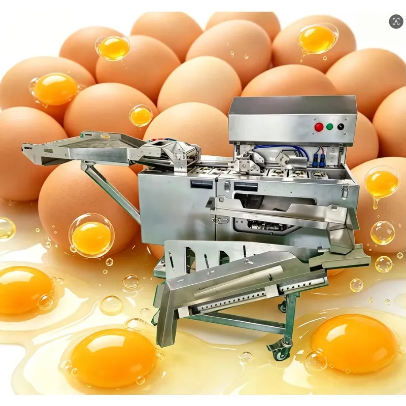 Industrial Egg Breaking Separator Machine Custom Price Egg Yolk White Separator For Liquid Egg Processing Plant