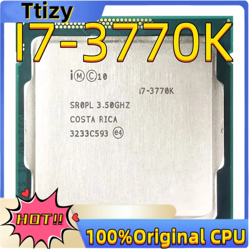 Core i7-3770K i7 3770K 3.5 GHz 8M 77W LGA 1155