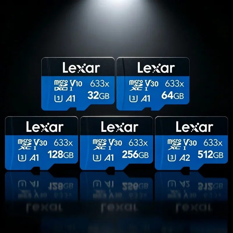 lexar-micro-sd-tfカード-633x-v30-u3-a1-a2-メモリカード-高速フラッシュカード-監視カメラ、ドライブレコーダー、スマートフォン用