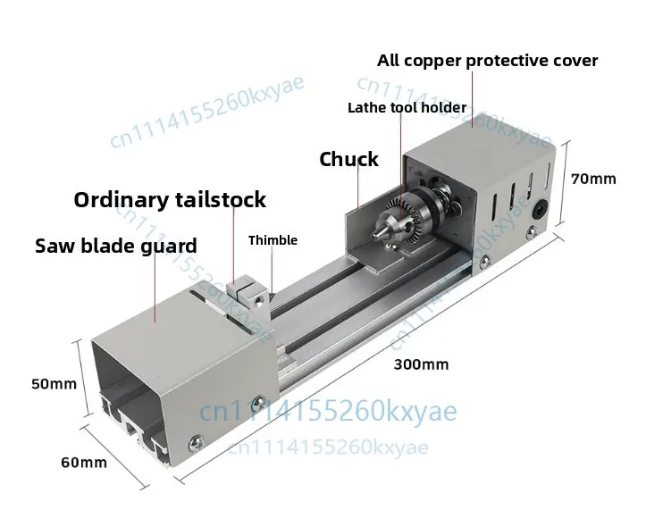 Sanjiang lathe micro mini small for home multi-function desktop wenwan bracelet polishing small lathe accessories