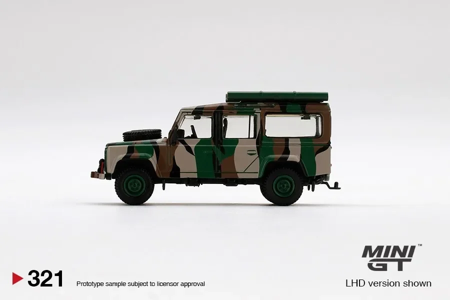 1:64 Land Rover Defender 110 Malaysia 321 Alloy die cast simulation car model, boys\' toys, children\'s holiday birthday gifts