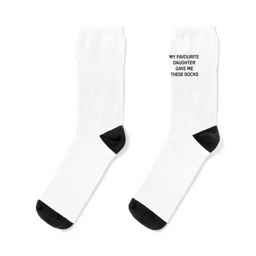 My Favorite Daughter Gave Me These Socks Running summer FASHION Socks Women's Men's