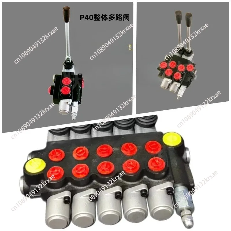 Multi-way Valve P40 Integral Manual Reversing Operating Valve JYP40-OT Control Hydraulic Distribution Valve P40