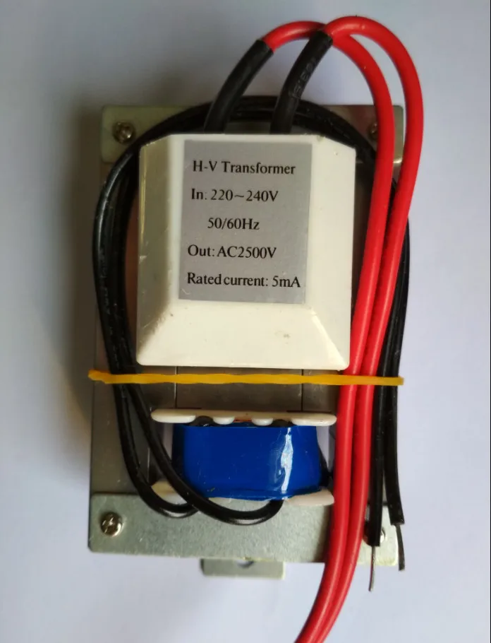 Medium 57*16 mosquito lamp / insecticide lamp high voltage package transformer 220V/2500V horizontal