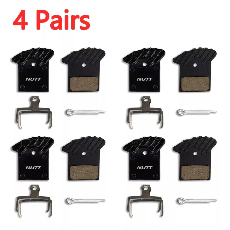 Nutt Bicycle Hydraulic Disc Brake Pad For Nutt Oil Brake Avid Bd1 Bd3 E9 Semi Metal Resin Heat Dissipation Scooter Brake Pad