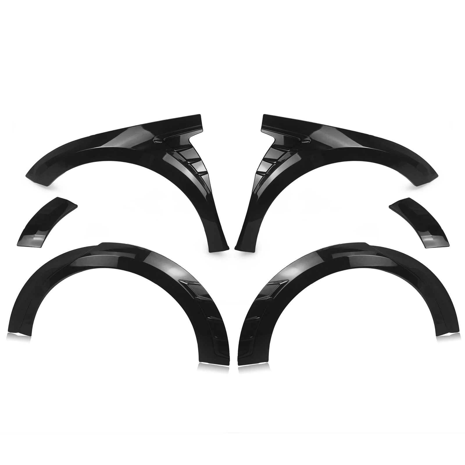 For Toyota Camry SE XSE Sport Models 2018-2024 YOFER Car Wheel Fender Flares Brow Cover Wide Archs Trim Mudguards Mud Plate