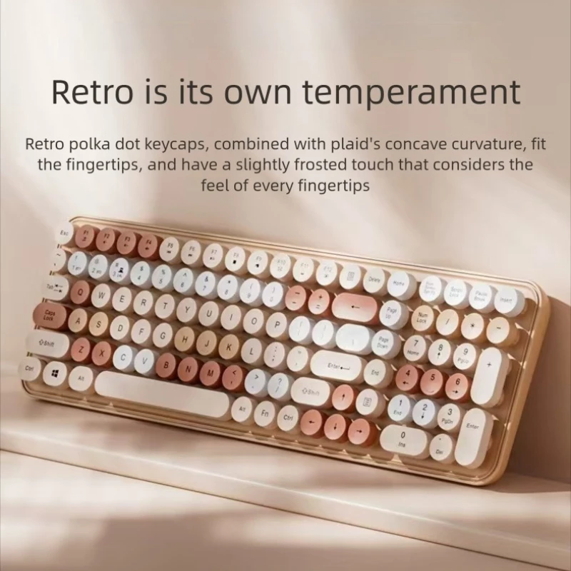 Беспроводная клавиатура-мышь 2,4G, перезаряжаемая беспроводная Bluetooth-клавиатура, мышь, бесшумный ноутбук, настольный универсальный портативный 105 клавиш