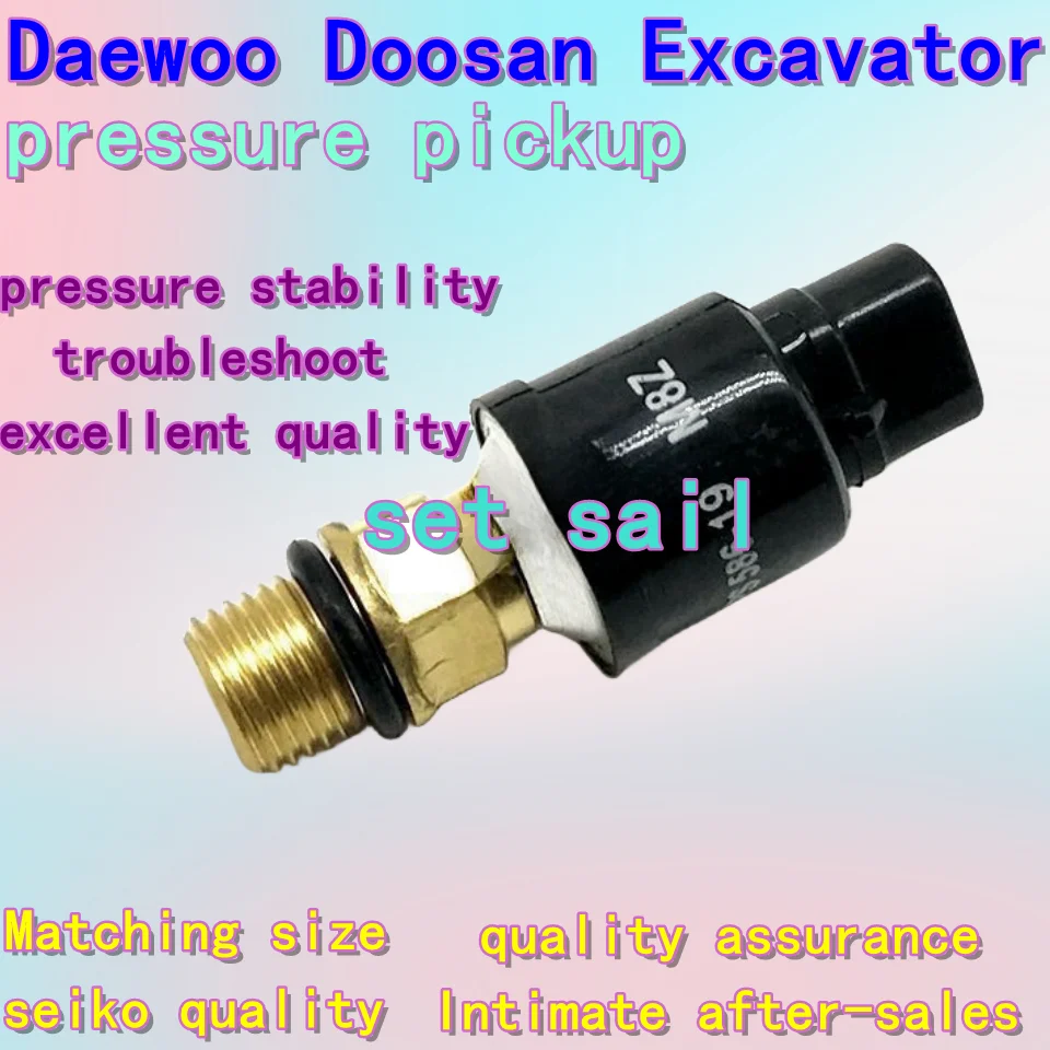 Excavator Doosan Daewoo parts DH80 150 215 220 225 300 360-5-7 Pressure switch sensor Idle distribution valve mountings spare