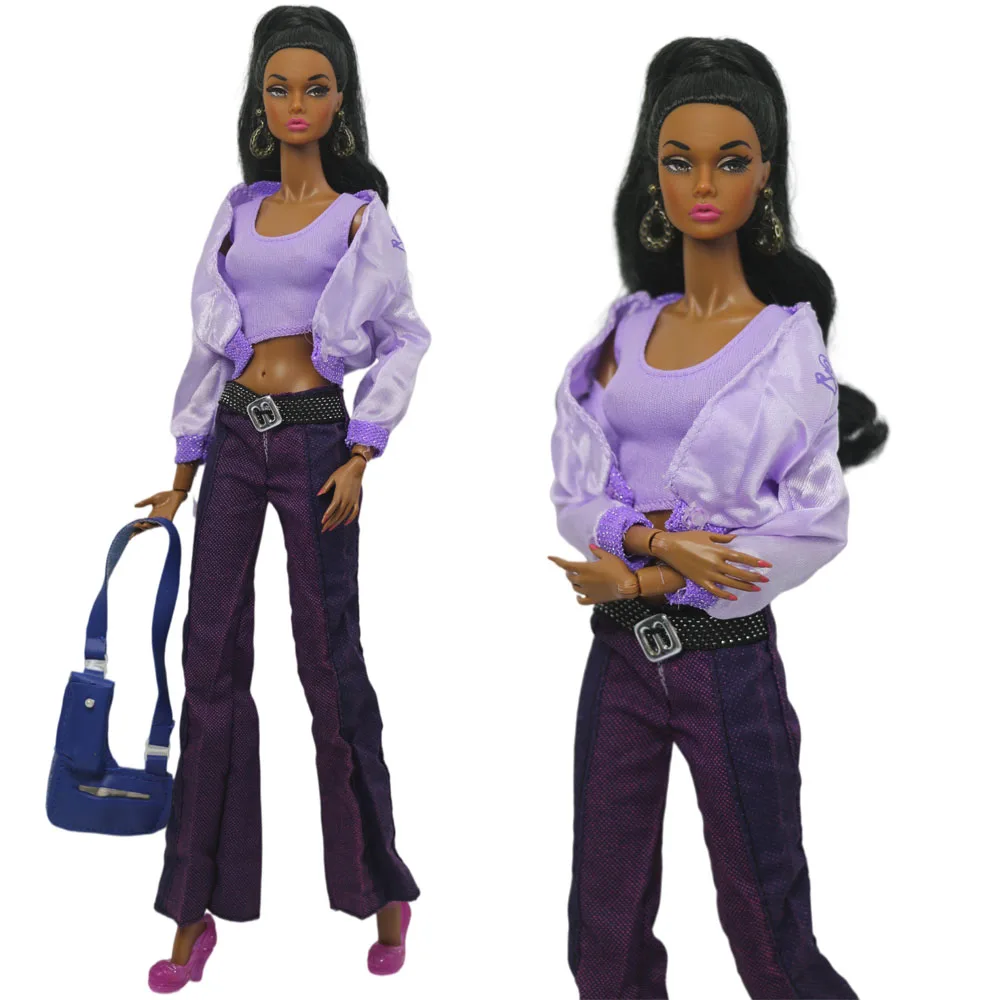 1 Set Puppenkleidung im Maßstab 1:6, Kleid-Outfit für 11,5 Zoll (30 cm) Puppen, viele Stile zur Auswahl, Geschenke für Mädchen, Puppenzubehör # 36 – Detail 12