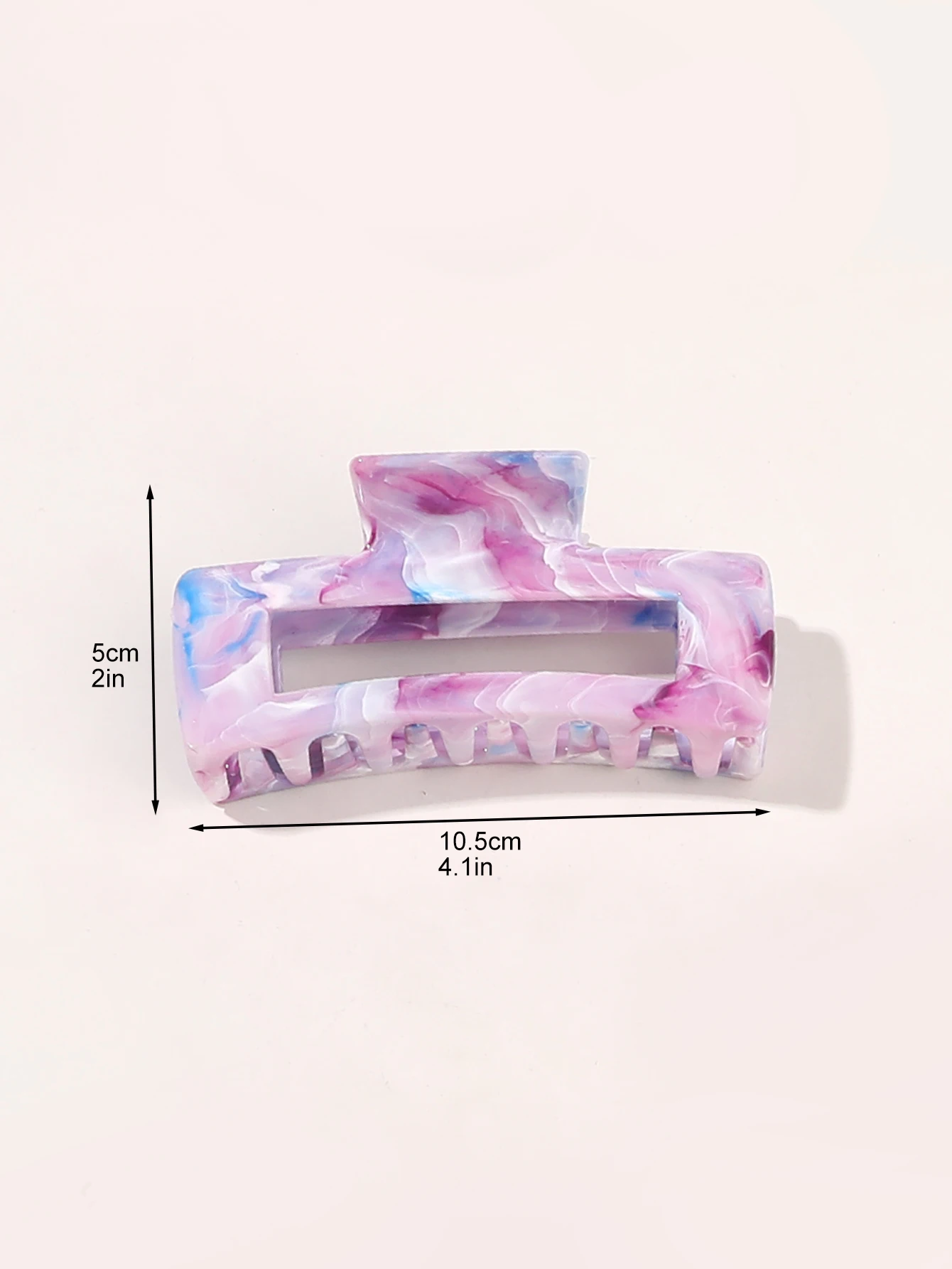 3 Pcs Purple Marbling Hair Claw Clips for Thick Hair,Large No-slip Styling Hair Accessories for Women Girls