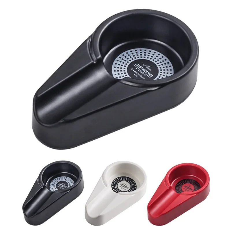 High-end Handy Cigar Ashtray Melamine Plastic Portable Cigarette Ash Tray For Household Office Cigar accessories smoking Gadgets