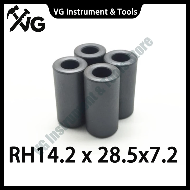 10Pcs Ni-Zn Ferrite Magnetic Ring Magnetic Flow Rh14.2 X 28.5X7.2mm Anti-Interference Inner Hole 7mm Shielding Filter EMI