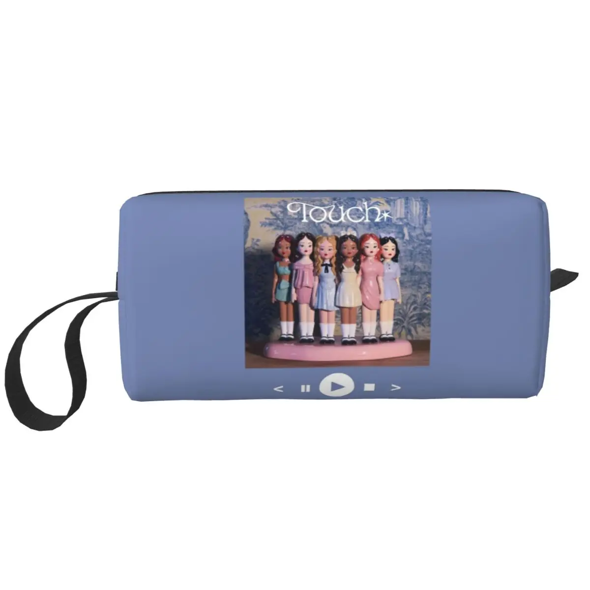 Katseye Kpop Girl Group Makeup Bag Pouch Cosmetic Bag for Men Women Toiletry Bag Dopp Kit